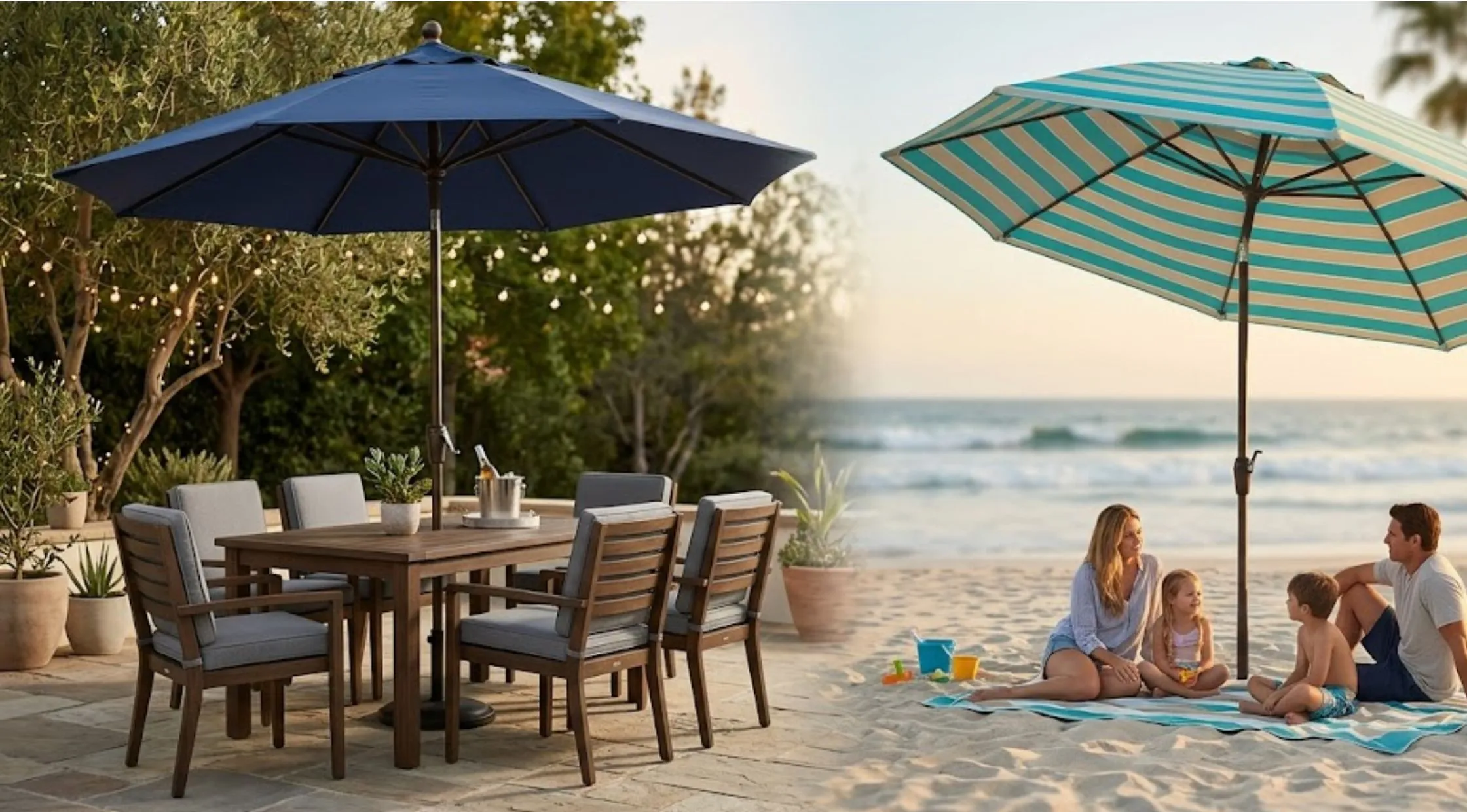 Keep Cool Outdoors with the Perfect Umbrella and Patio Setup