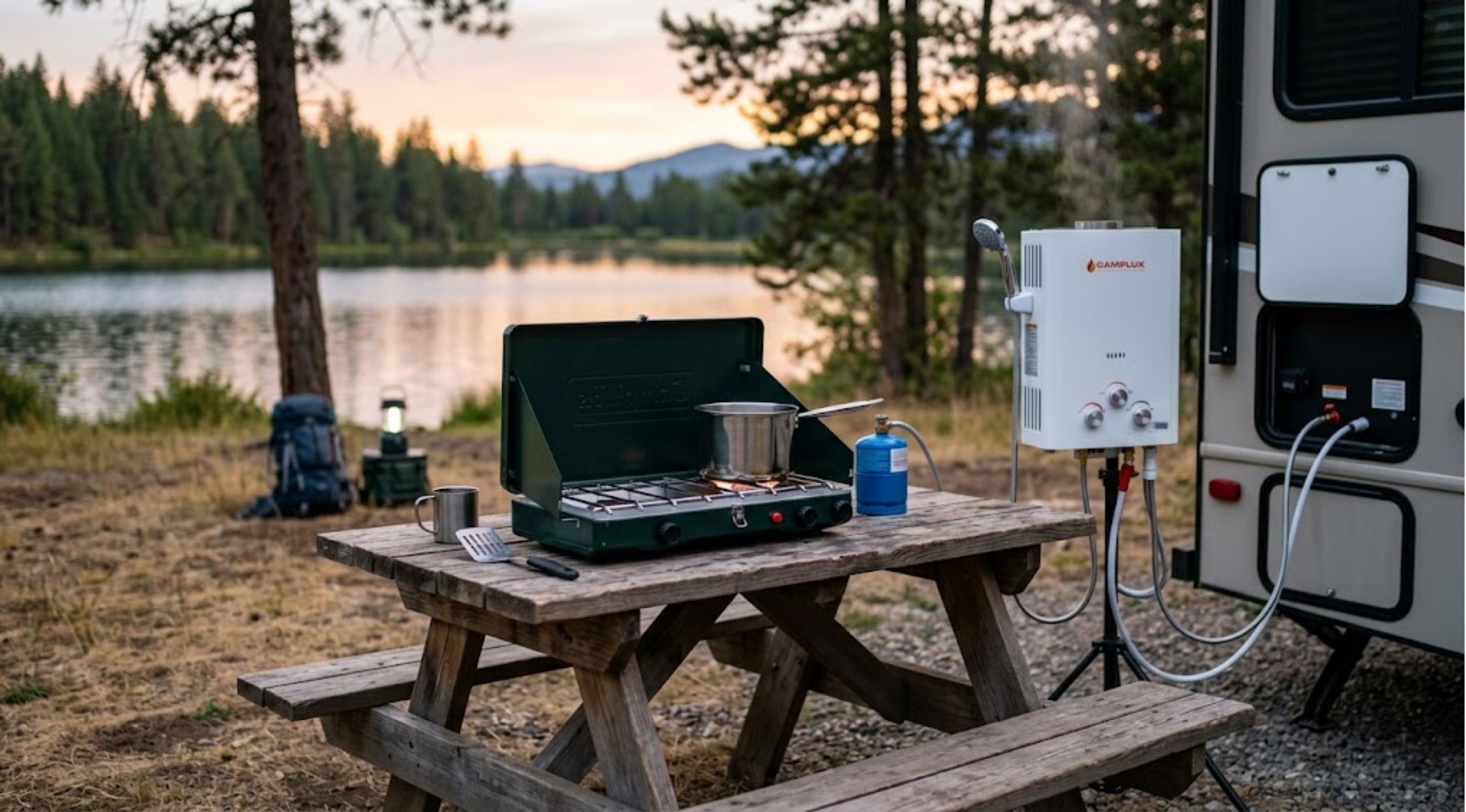How to Choose a Propane Stove, RV Water Heater & Camplux Water Heater