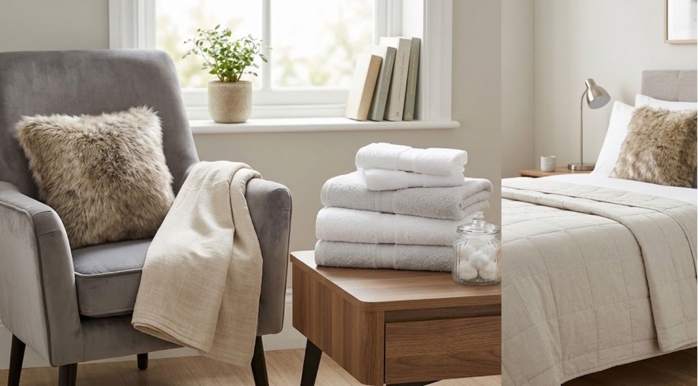 How to Choose Faux Fur Pillows, Terry Cloth Towels & Summer Blankets