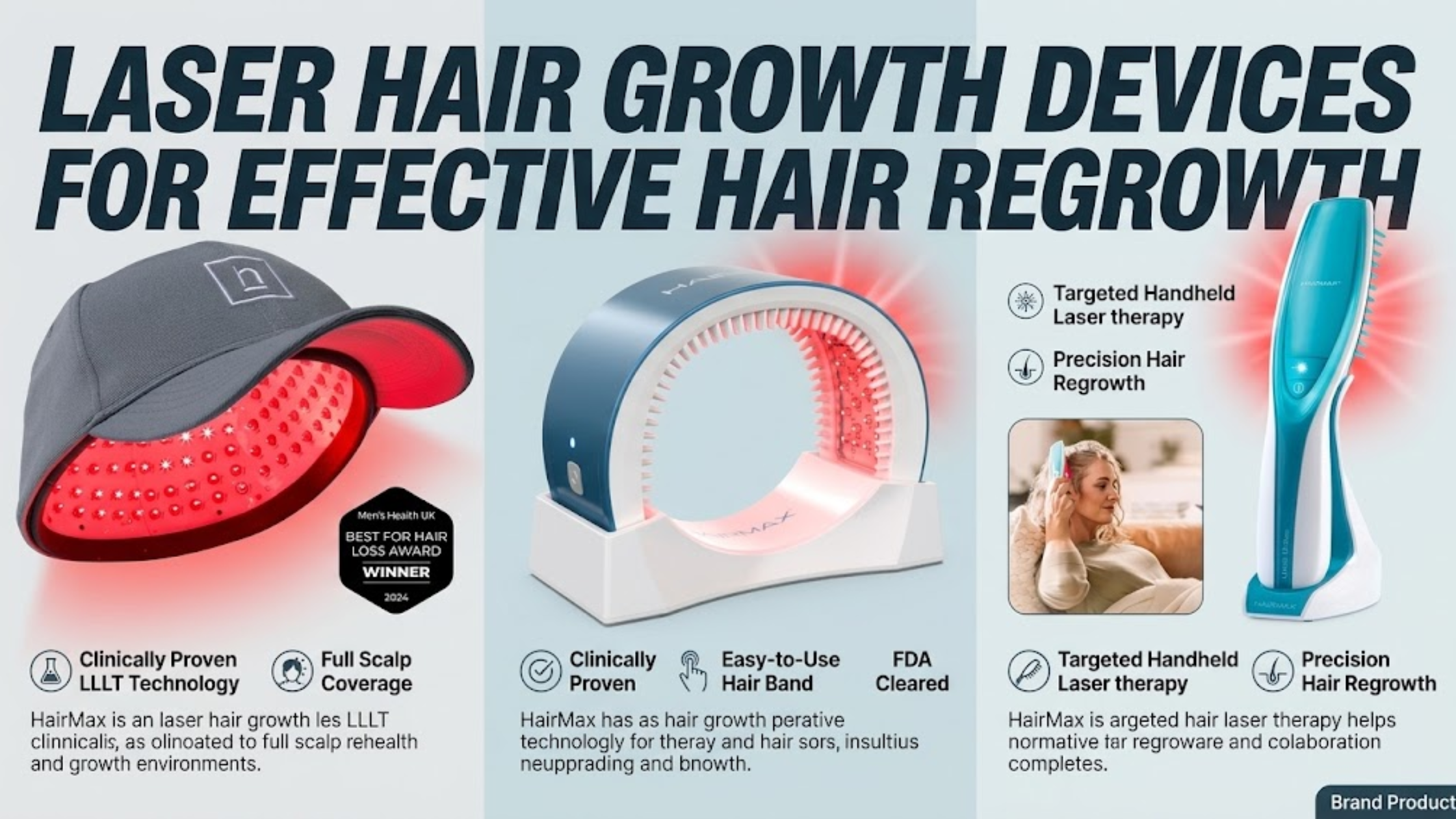 Laser Hair Growth Devices for Effective Hair Regrowth and Hair Loss Treatment