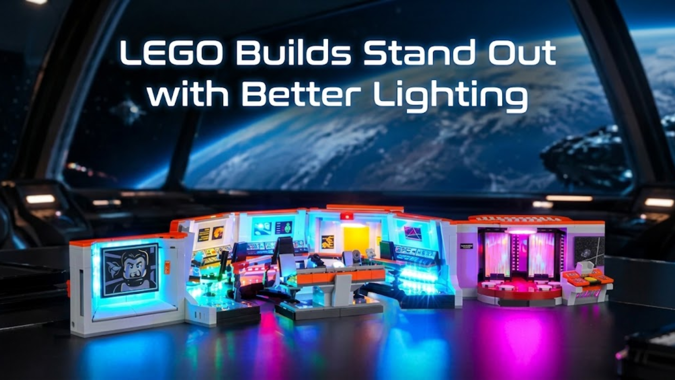 Lightailing LEGO Lights for Illuminating Detailed LEGO Models and Building Displays